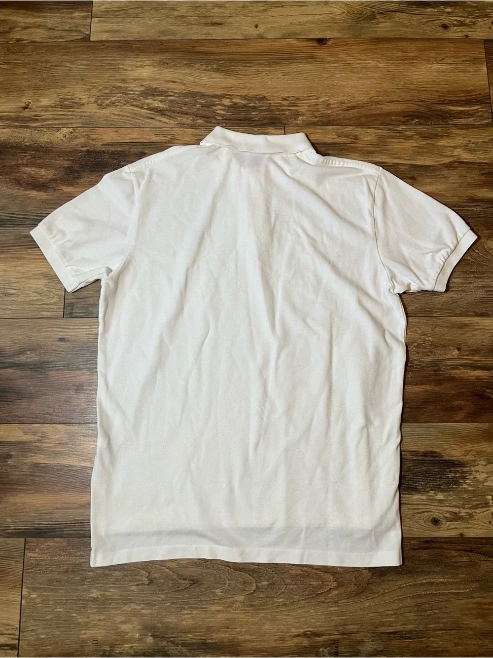 Vintage Polo Ralph Lauren Polo Mens Large White Pony Logo Short Sleeve Cotton
